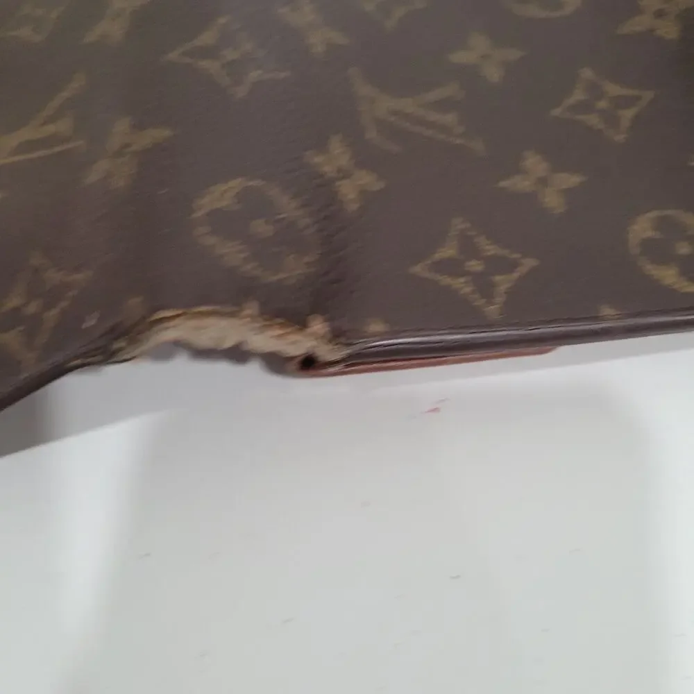 Louis‎ Vuitton Monogram Porte Tresor Long Wallet Trifold Envelope Brown Vintage